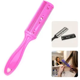 brzytwa-fryzjerska-grzebien-do-strzyzenia-cieniowania-wlosow-rozowa