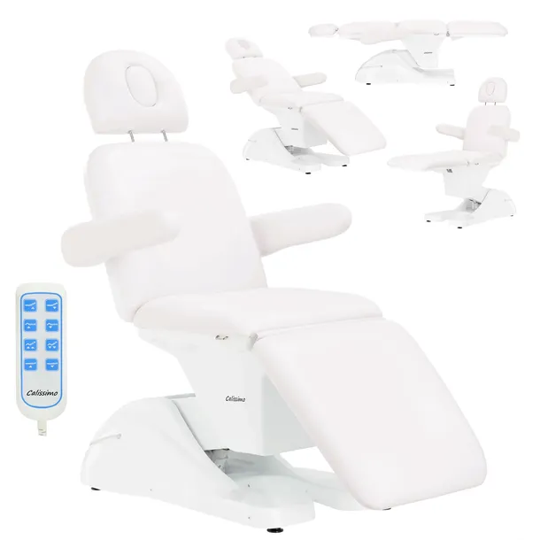 Fotel kosmetyczny elektryczny do salonu kosmetycznego pedicure 3 siłowniki