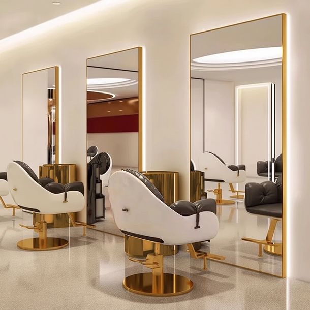 Konsola konsoleta fryzjerska barberska lustro fryzjerskie 200x80 LED