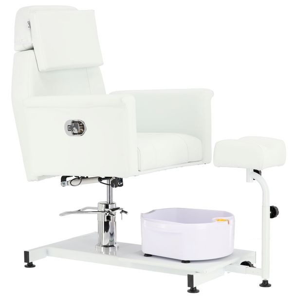Fotel kosmetyczny do salonu pedicure SPA z masażerem Luca odchylany