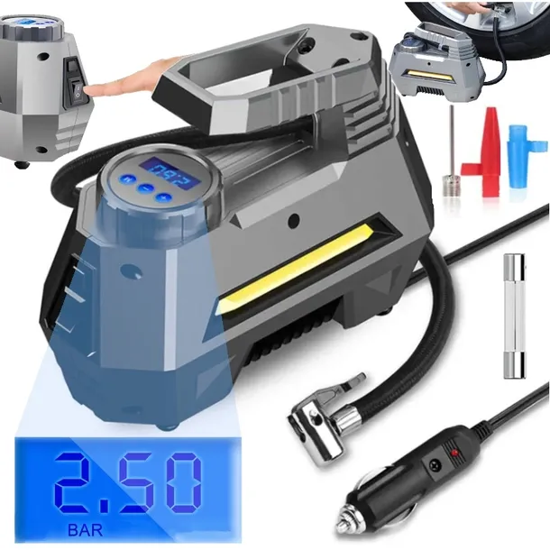 kompresor-samochodowy-pompka-sprezarka-12v-led-lcd-waga-z-opakowaniem-0-1-kg-marka-bez-marki