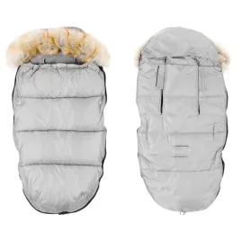 spiworek-otulacz-z-futerkiem-szary-zimowy-do-wozka-gondoli-sanki-pokrowiec