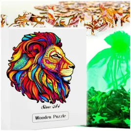 puzzle-drewniane-dla-doroslych-dzieci-lew-kot-ukladanka-prezent-taty-ojca