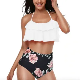 kostium-kapielowy-bikini-z-wysokim-stanem-hiszpanka-falbanka-bialy-czarny-m