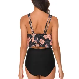 bikini-wysoki-stan-hiszpanka-kwiaty-czarny-s