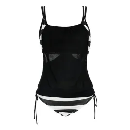 stroj-kapielowy-stylowe-tankini-czarne-kostium-bluzka-wyciecia-basen-l