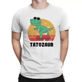 tatozaur-koszulka-dla-taty-biala-urodziny-dzien-ojca-swieta
