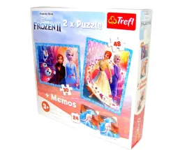 puzzle-ukladanka-memos-kraina-lodu-2w1-frozen