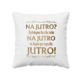 na-jutro-jakbym-to-chciala-na-jutro-to-bym-przyszla-jutro-poduszka