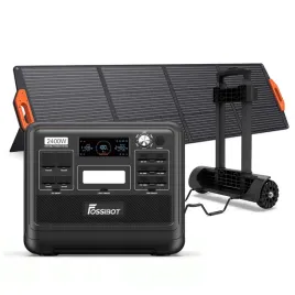 fossibot-f2400-ladowarka-turystyczna-zestaw-panel-200w-wozek-2400w-zasilacz