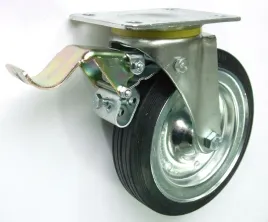 kolo-metal-guma-200mm-obudowa-skretna-hamulec-65h