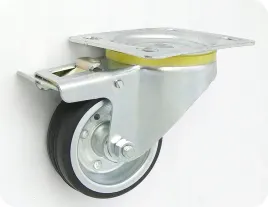 kolo-metal-guma-80mm-obudowa-skretna-hamulec-6h