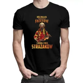 bog-znalazl-najodwazniejszych-facetow-strazak-koszulka-dla-strazaka-prezent