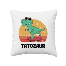 prezent-dla-taty-poduszka-swieta-mikolaj-tatozaur