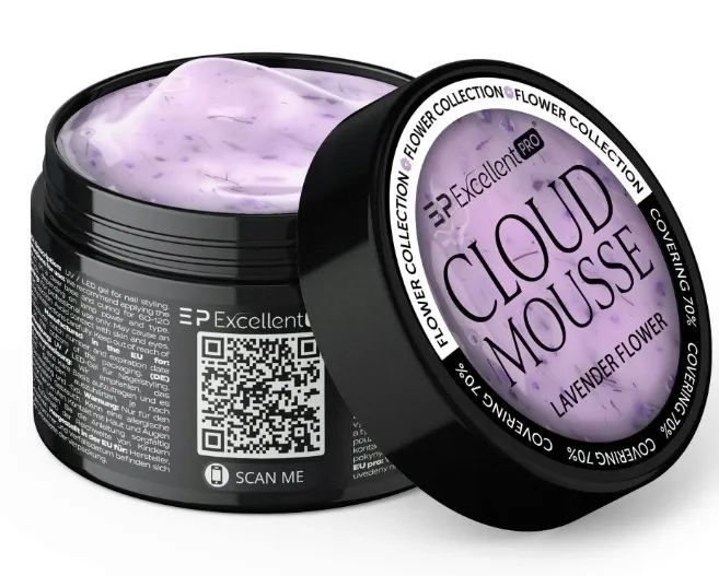 Excellent PRO Cloud Mousse LAVENDER FLOWER żel z kwiatkami lawendowy