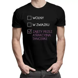 zajety-przez-tancerke-koszulka-prezent-dla-niego