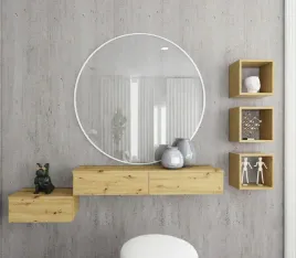 toaletka-szafka-konsola-wiszaca-rtv-80-dwie-szuflady-drewniana-dab-artisan