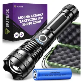 latarka-taktyczna-z-akumulatorem-led-5-trybow-zoom-czarna-mocna-survivalowa