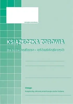 DRUK KSIĄŻECZKA ZDROWIA SANEPID 530-5
