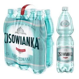 Zdjęcie produktu Woda Mineralna Cisowianka Niegazowana niskosodowa Zgrzewka 6x1,5L