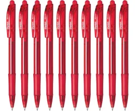 10x-dlugopis-pentel-bk-417-automatyczny-czerwony