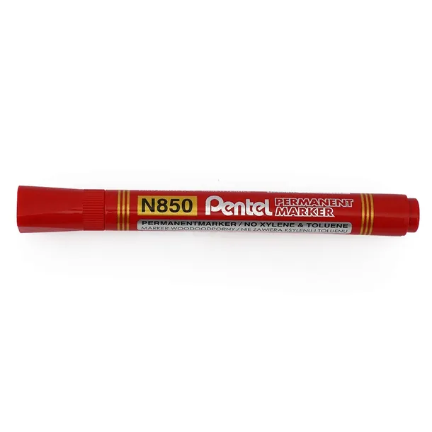 marker-permanentny-pentel-n850-okragly-czerwony-rodzaj-permanentny