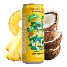 Zdjęcie produktu COCONAUT Woda kokosowa z sokiem ananasowym NFC 320 ml