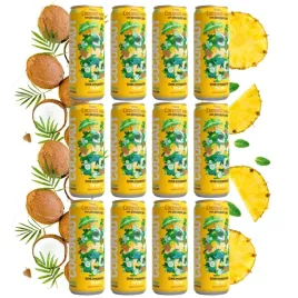 Zdjęcie produktu COCONAUT Woda kokosowa z sokiem ananasowym NFC 12 x 320ml