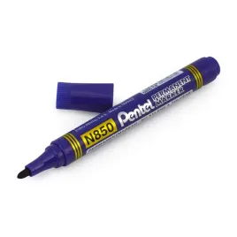 marker-permanentny-pentel-n850-okragly-niebieski