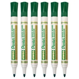 marker-pentel-mw85-do-tablic-suchoscieralnych-zielony-zestaw-x6