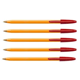 dlugopis-atramentowy-olejowy-bic-orange-czerwony-zestaw-5-szt