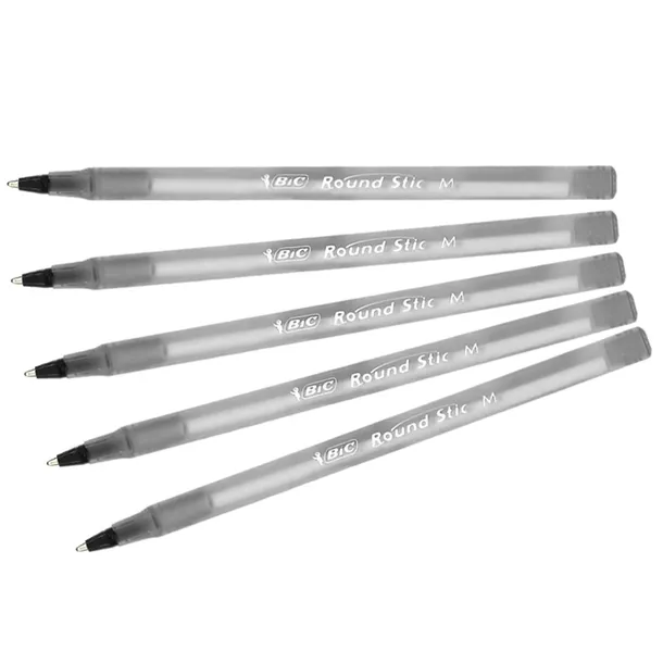 Zestaw Długopis BIC Round Stic 5szt Czarny