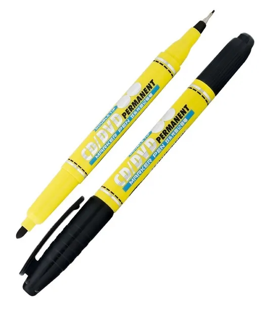 marker-pisak-permanentny-czarny-do-cd-dwustronny-wodoodporny-1szt-rodzaj-permanentny-dwustronny