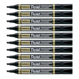 marker-permanentny-pentel-n860-sciety-czarny-zestaw-x10