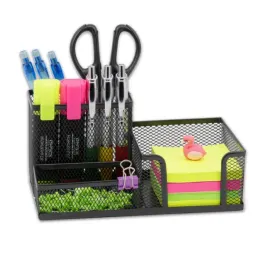 przybornik-na-biurko-organizer-metal-siatka-lakier-czarny