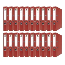 segregator-biurowy-a4-75mm-hexagon-bordowy-20-sztuk