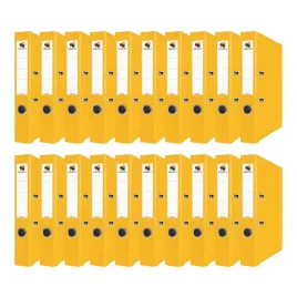 segregator-biurowy-a4-75mm-hexagon-zolty-20-sztuk