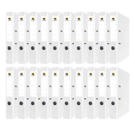 segregator-biurowy-a4-55mm-hexagon-bialy-20-sztuk