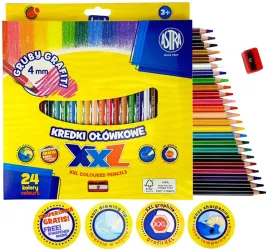 kredki-olowkowe-astra-24-kolory-gruby-grafit
