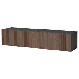 ikea-besta-lawa-tv-z-drzwiami-czarnybraz-bjorkoviken-okl-debowa-180x42x38cm