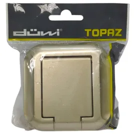 gniazdo-pojedyncze-z-uziemieniem-topaz-pt-16-tbh-zestaw-38-sztuk