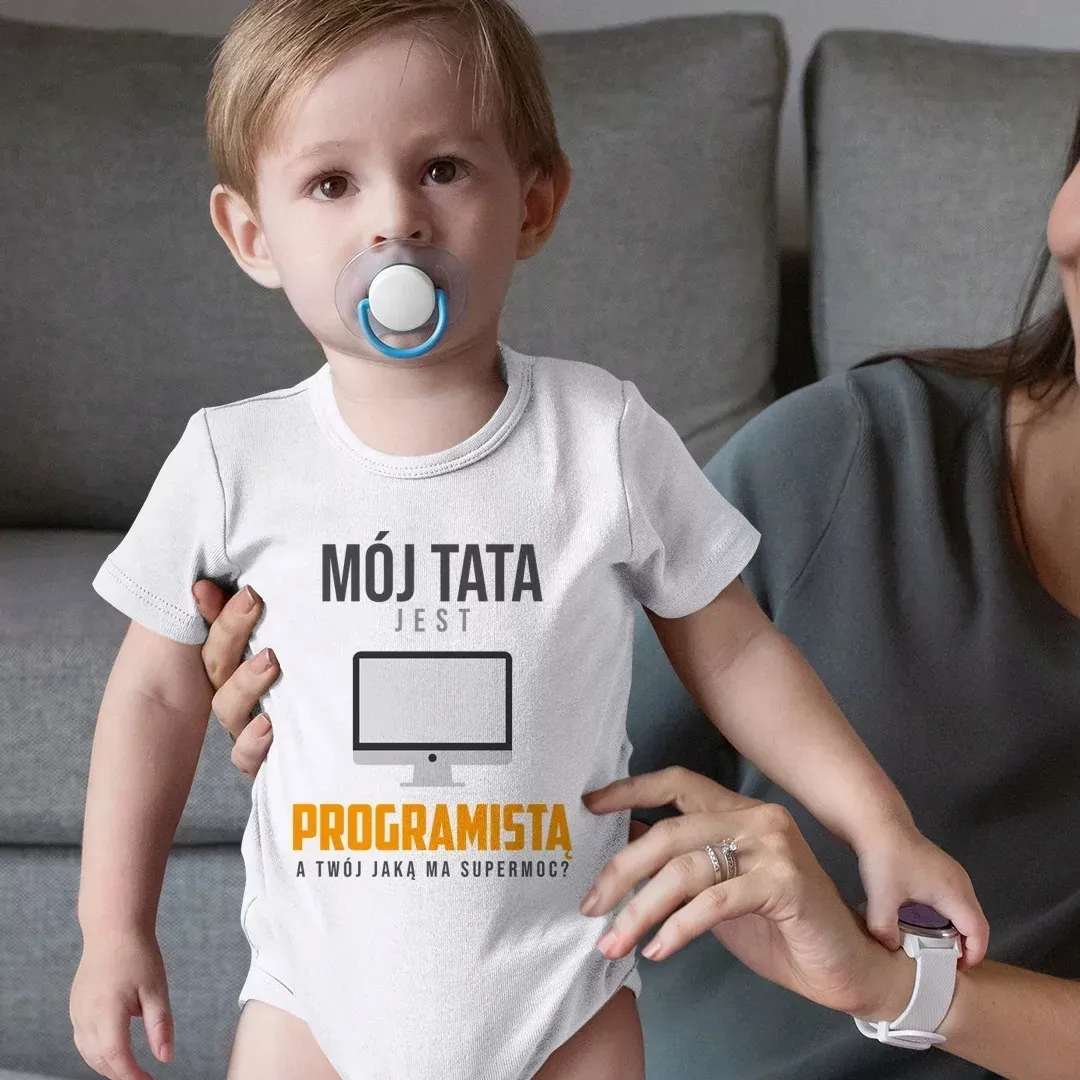moj-tata-jest-programista-body-dzieciece-stan-nowy