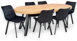 stol-craft-100-200-cm-okragly-industrialny-6-krzesel-czarne-tapicerowane