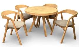 stol-okragly-rozkladany-o100-200-fornir-y-4-krzesla-debowe-bezowe