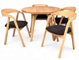 zestaw-stol-debowy-100cm-okragly-4-krzesla-debowe-tkanina-bellini
