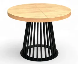 stol-fornirowany-o-srednicy-100-rozkladany-do-200-cm-lamel-czarny-metalowy