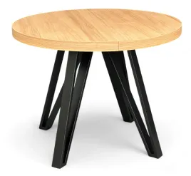 stol-okragly-rozkladany-o110-210-fornir-nogi-metal-industrial-czarne