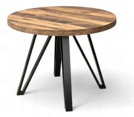 stol-okragly-90-cm-rozkladany-do-190-cm-hunton-nogi-metal-industrial-czarne
