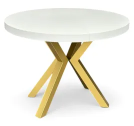stol-okragly-bialy-rozkladany-110-210-cm-nogi-x-zlote