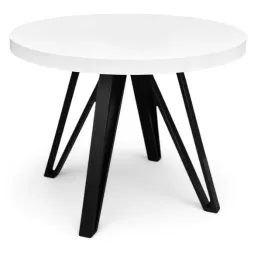 stol-okragly-100-cm-rozkladany-do-300-cm-bialy-nogi-industrial-czarne